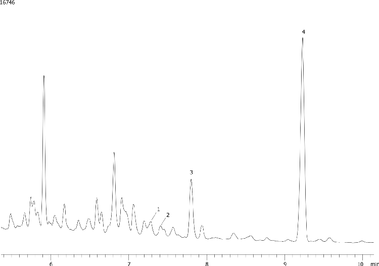 Sterols from Peanut Butter by FID on ZB-MR1