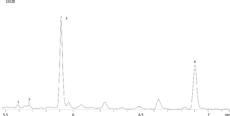 Sterols pH from Olive Oil on ZB-5MS