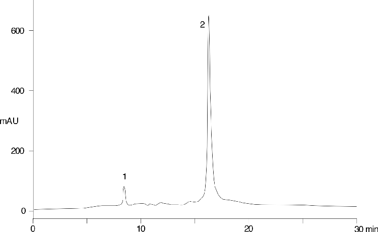 30mer Oligo on Jupiter C18 300A