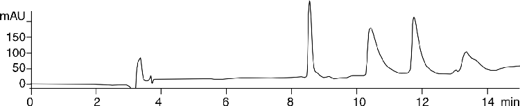Proteins on Jupiter C4 in 1.25mM TFA