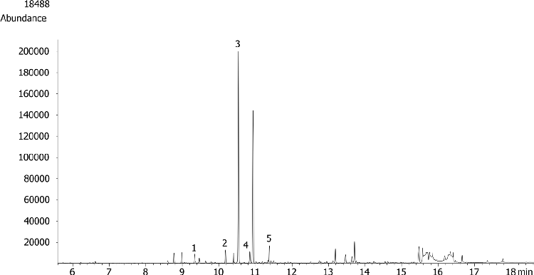 Low Concentration Spike of Baby Formula Using Melamine Screen on ZB-5ms with MSD (SIM)
