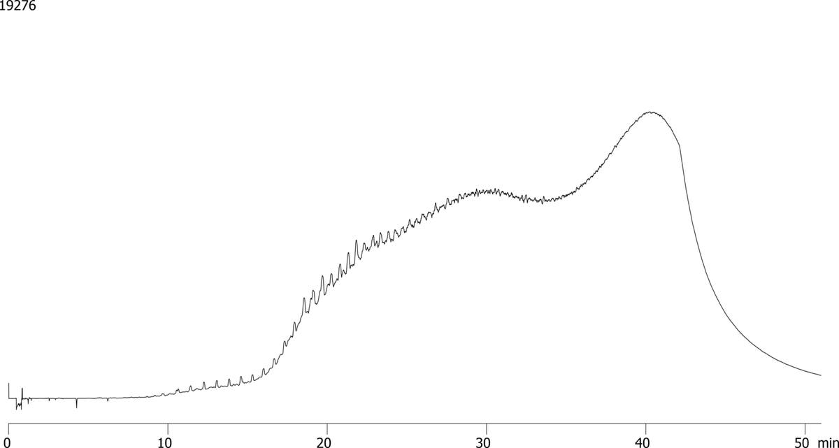 Simdist Chromatogram ASTM D7169 Vacuum Distillate on ZB-1XT SimDist 5x0.53x0.15