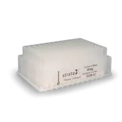 Strata-X-Drug B 33 µm Polymeric Strong Cation, 30 mg / well, 96-Well Plates, 2/Pk