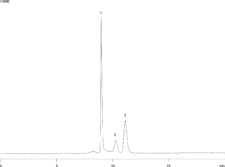 Fermentation yeast sample using Rezex RCM