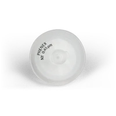 Phenex-NY Syringe Filters, 15 mm dia., 0.45 µm, Non-Sterile, Luer/Slip, 500/Pk