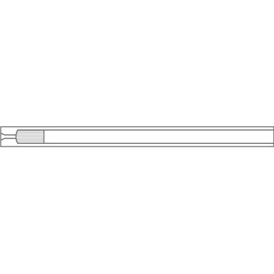 GC Liner for HP, Splitless, 1-Taper, w/Wool, 4mm ID x 78.5mm L x 6.45mm OD, 25/Pk