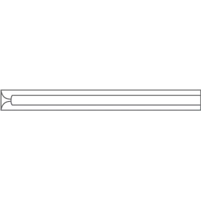 Liner for Agilent (4mm ID x 78.5mm L x 6.45mm OD), Splitless, Single Taper, 25/Pk
