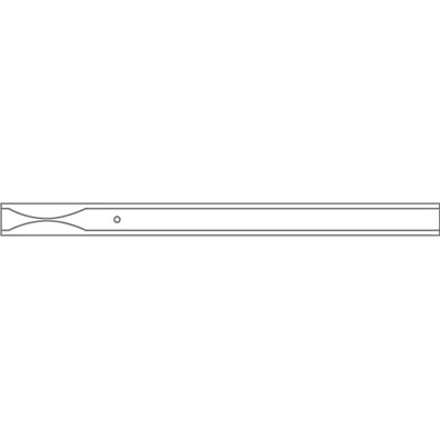 PHX liner compatible with Agilent GC Instrument, (4mm ID x 78.5mm L x 6.3mm OD), S/DC, Bottom Hole, 5/Pk