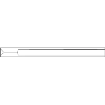 Liner for Thermo (5mm ID x 105mm L x 8mm OD), Split/Splitless, Single Taper, 5/Pk