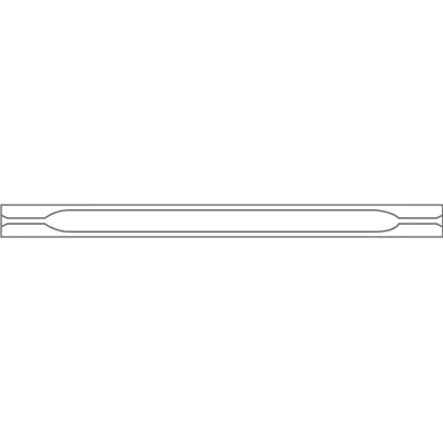 Liner for Agilent (4mm ID x 78.5mm L x 6.3mm OD), Split/Splitless, Dual Taper, 5/Pk