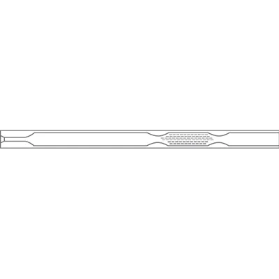 Liner for Agilent (4mm ID x 78.5mm L x 6.3mm OD), Split/Splitless, Single Taper w/ wool w/positioning bead, 5/Pk