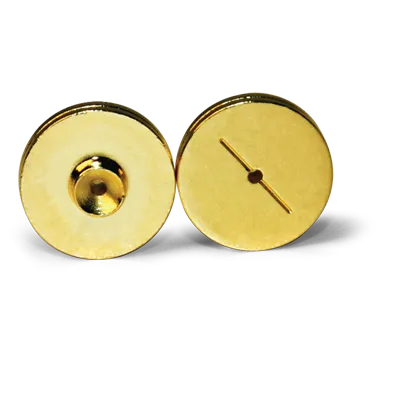 Easy Seals Inlet Base, Splitless (Single Groove) 0.8 mm, Gold-Plated, 2/Pk