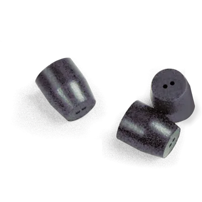 GC Ferrules, Vespel/Graphite (85/15%), 1/16in 2-Hole Ferrule 2 x 0.4mm, 10/Pk