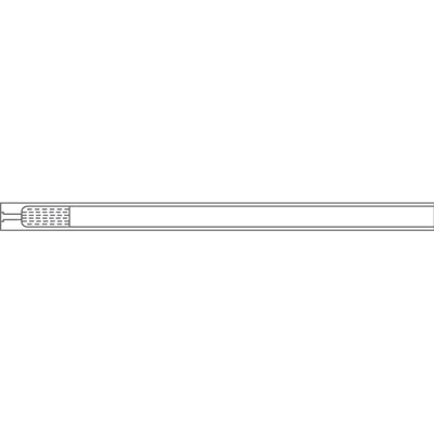 Liner for Agilent (4mm IDx78.5mm Lx6.3mm OD), Splitless, Single Taper w/ Wool, 25/pk, 25/Pk