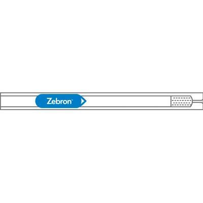 Zebron Liner for Agilent & Thermo, 4mm ID Single Taper Wool on Bottom, 5/pk