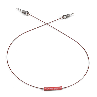 SecurityLINK ET PEEKsil 100µm ID, 500mm Length with 10-32 Fittings, Ea