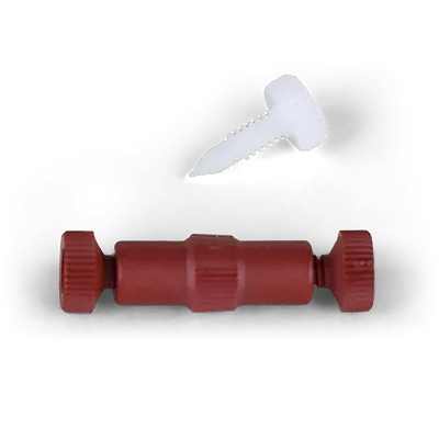 Union Assembly, PEEK, 1/32" thruhole, joins two 1/32 OD tubing (MAX 5,000 psi / 345 bar), ea