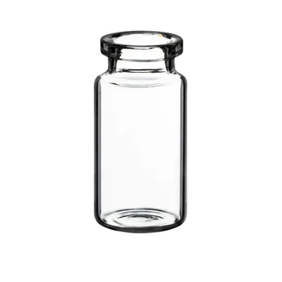 Verex Headspace Vial, 23x46mm, 10mL, Square Rim, Flat Bottom, Clear 33, No Patch, 1000/Pk