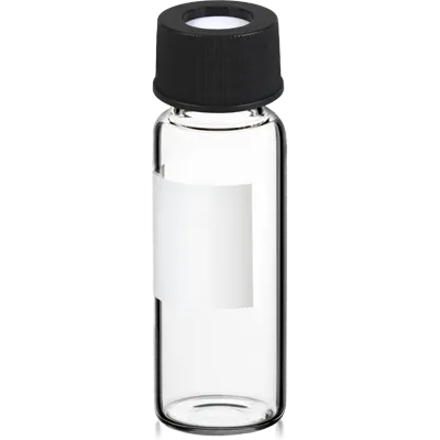 Verex Vial, 4mL Screw, Clear 33, w/ Patch, 1000/Pk
