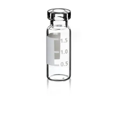 Verex Vial, Crimp, 2mL, Clear 33, w/ Patch, 1000/Pk
