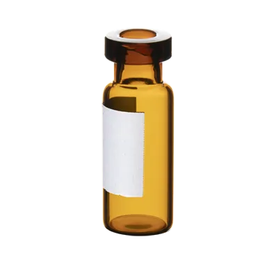 Verex Vial, Crimp, 2mL, Amber 51, w/ Patch, 100/Pk