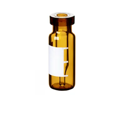 Verex Vial, Crimp, µVial i3 (Qsert), Amber 51, w/ Patch, 100/Pk