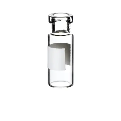 Verex Vial, Crimp, 2mL, Wide Mouth, Clear 33, w/ Patch, 1000/Pk