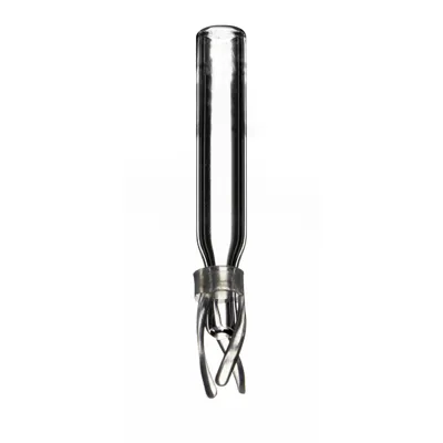 Verex Insert, 5mm Dia., 175µL, Clear 51, Conical Bottom, w/ bottom spring, 1000/Pk