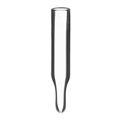 Verex Insert, 6mm Dia., 350µL, Clear 33, Conical Bottom, No Patch, 100/Pk