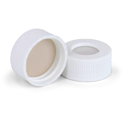 Verex Vial Kit, VOA/ASE 40mL screw, Clear 33, w/Caps 24-400 wht, PTFE/Silicone, open, 1000/Pk