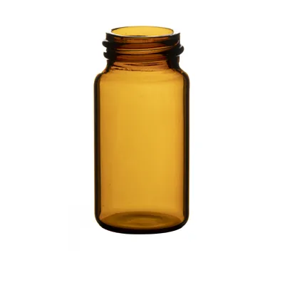 Verex Vial Kit, Storage 20mL screw, Amber 51, w/Caps 24-400 wht, PTFE/Urethane, closed, 100/Pk
