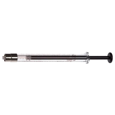 Hamilton Manual Syringe, PTFE Luer Lock, 1001TLL, 1.0 mL, No Needle, Ea