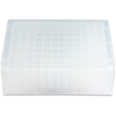 Strata 96-Well Collection Plate, 350 µL Square/Conical, Polypropylene, 50/Pk