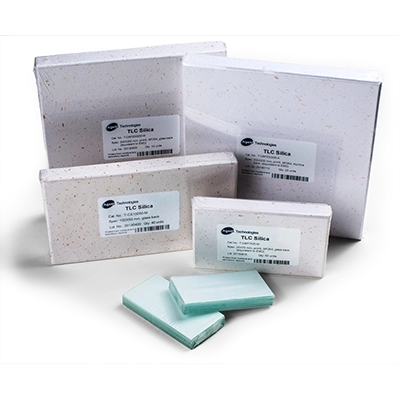TLC Plates Silica, Claricep TLC Plates Silica, 100x100mm; 60A; Glass backing; F254, 40/Pk