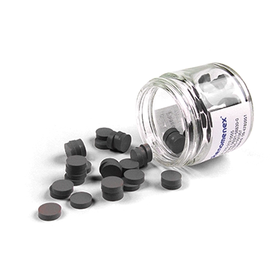 PhenoGrey-250 Injector Septa, 3/8 in (9.5 mm) Diameter, 50/Pk
