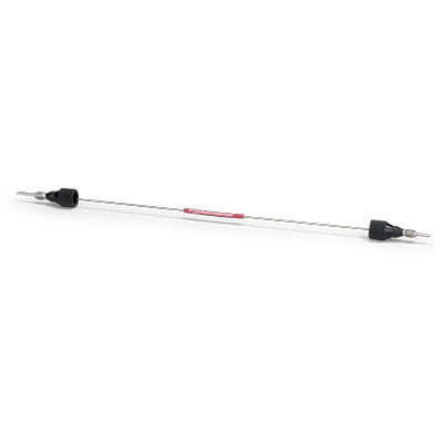 SecurityLINK PEEK-Lined SS 100µm ID, 250mm Length with 10-32 Fittings, Ea