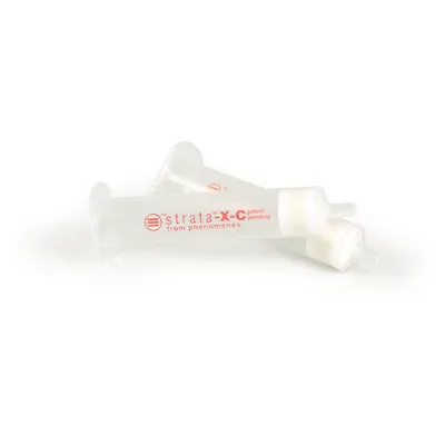 Strata-X-C 33 µm Polymeric Strong Cation, 100 mg / 3 mL, Tubes, 50/Pk