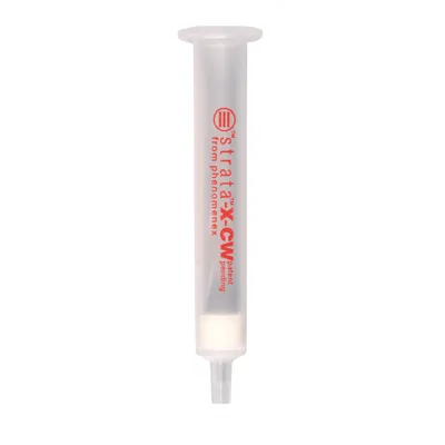 Strata-X-CW 33 µm Polymeric Weak Cation, 200 mg / 6 mL, Tubes, 30/Pk