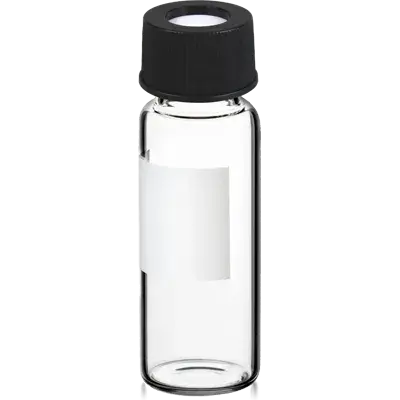 Verex Vial, 4mL Screw, Clear 33, w/ Patch, 1000/Pk