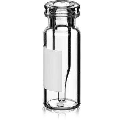 Verex Vial, Snap, µVial i3 (Qsert), Clear 33, w/ Patch, 100/Pk