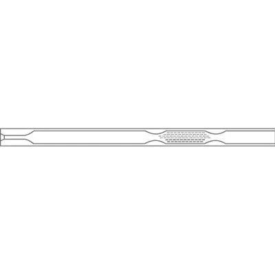 Liner for Agilent (4mm ID x 78.5mm L x 6.3mm OD), Split/Splitless, Single Taper w/ wool w/positioning bead, 5/Pk