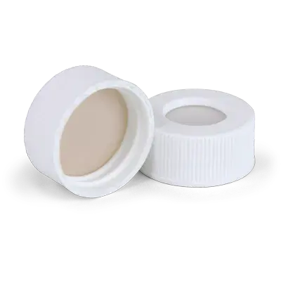 Verex Vial Kit, VOA/ASE 40mL screw, Clear 33, w/Caps 24-400 wht, PTFE/Silicone, open, 1000/Pk
