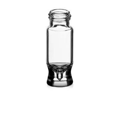 Verex Cert+ Vial Kit, 9mm, Max. Recov.(CD), Clear 33 + PTFE/Silicone, 1000/Pk