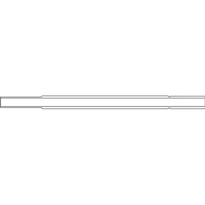 Liner for PE (4 mm ID x 92 mm L x 6.2 mm OD),, Split/Splitless, Straight, 5/Pk