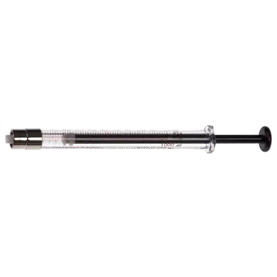 Hamilton Manual Syringe, PTFE Luer Lock, 1001TLL, 1.0 mL, No Needle, Ea