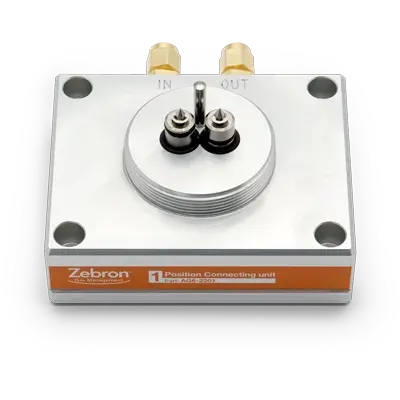 Zebron Gas Management - Connecting Unit, 1-position Connecting Unit 1/8 in BRASS, Ea