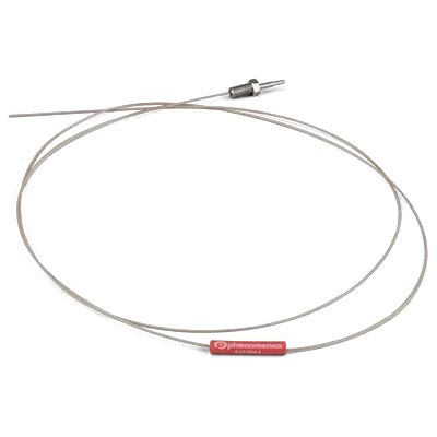 SecurityLINK ET PEEKsil 50µm ID, 1000mm Length with single 10-32 Fitting, Ea
