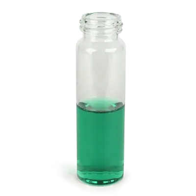 Verex Vial, VOA/ASE 40mL Screw, Clear 33, 24-400 Threads ( No Cap ), 200/Pk