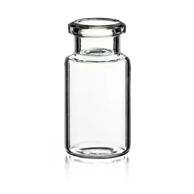 Verex Headspace Vial, 23x46mm, 10mL, Beveled Edge, Flat Bottom, Clear 33, No Patch, 1000/Pk