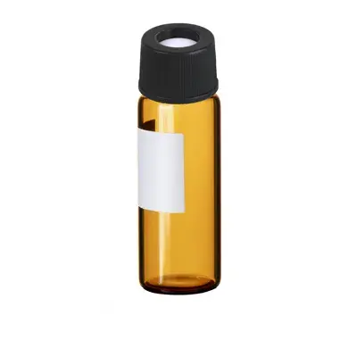 Verex Vial Kit, 13mm, 4mL, Amber 51 w/ Patch + PTFE/Silicone, 100/Pk